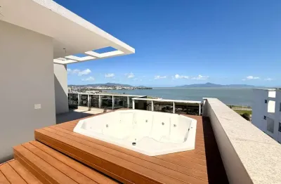 Cobertura para venda em são josé, kobrasol, 3 dormitórios, 3 suítes, 4 banheiros, 3 vagas