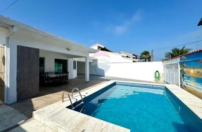 Casa dos sonhos em peruíbe: 4 quartos e piscina! mobiliada !!