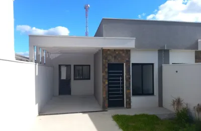 Residência  exclusiva de 3 quartos e com terreno no bairro tindiquera – araucária