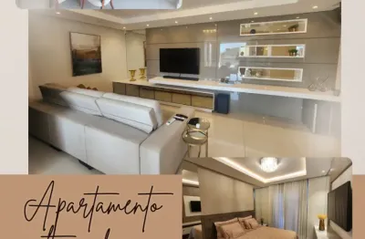 Apartamento 100% mobiliado alto padrão - centro de joinville - 2 vagas de garagem