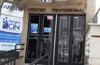 Sala comercial à venda na rua mato grosso, --, centro, londrina por r$ 120.000