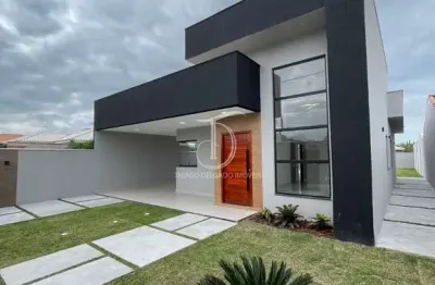 Casa térrea com 3 quartos – suítes com acesso externo e área gourmet completa!