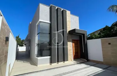 Casa moderna com 3 suítes – fachada envidraçada, cozinha com ilha e ambientes integrados!