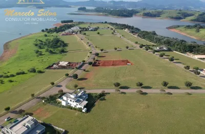 Pé na agua represa terreno em condomínio porto laranjeiras, piracaia - sp