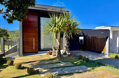 Casa alto padrão condomínio campos do conde bragança paulista: 3 quartos, 3 suítes, piscina, 230m² - nova e térrea.