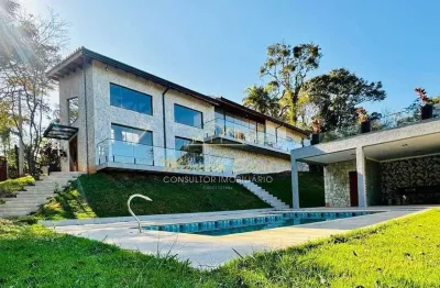 Casa de campo nova em condomínio com portaria 24h em atibaia.