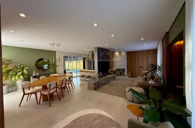 Casa térrea mobiliada e decorada em condomínio fechado, bragança paulista
