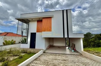 Locação e venda !! casa nova com elevador no condomínio vale das águas com vista espetacular!