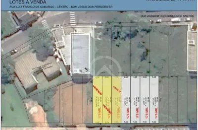Terreno à venda, 125 m² por r$ 176.000 - centro - bom jesus dos perdões/sp