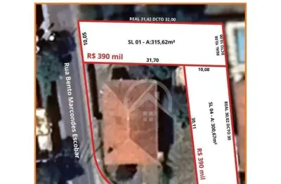 Terreno à venda, 315 m² por r$ 390.000 - vila loanda - atibaia/sp