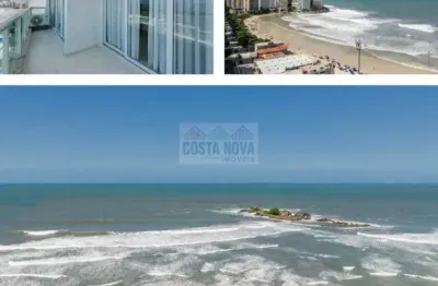 Apartamento à venda em pitangueiras com 148m² no guarujá, com 3 suítes, 1 vaga e vista para o mar