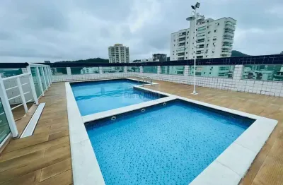 Apartamento com vista mar, 83m², 2 quartos sendo 1 suíte, 2 vagas, varanda gourmet e lazer
