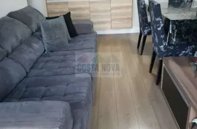 Apartamento 61m² 2 dormitórios 1 suíte 1 com 2 sacadas 1 cozinha: americana  1 vaga