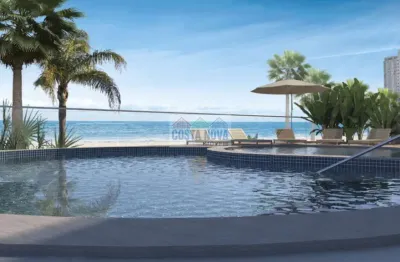 Apartamento com 2 quartos sendo 1 suíte, 2 banheiros, 2 vagas, lazer de clube, frente mar no real