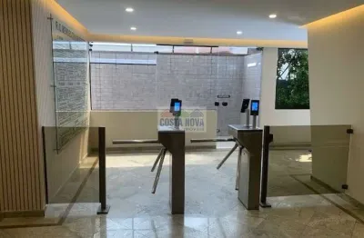 Excelente conjunto comercial no bairro boqueirão em santos, 2 elevadores, 2 salas, 1° andar