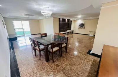 Apartamento  com 3 quartos,  sendo 2 suíte e 1 com closet, 5 banheiros, 4 vagas. canto do forte