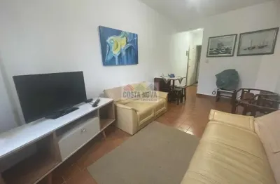Apartamento mobiliado, 1 dormitório, a 80 metros do mar, vila caiçara em praia grande