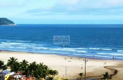 Apartamento com 40m², 1 dormitório com vaga na vila mirim a 200 metros da praia