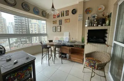 Apartamento com 2 dormitórios, 2 banheiros, 2 vagas de garagem, vista para o mar no caiçara