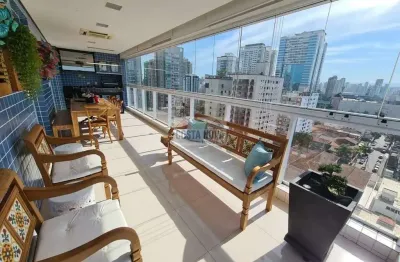 Apartamento 3 suítes com varanda gourmet no castel due monti ? aparecida, santos