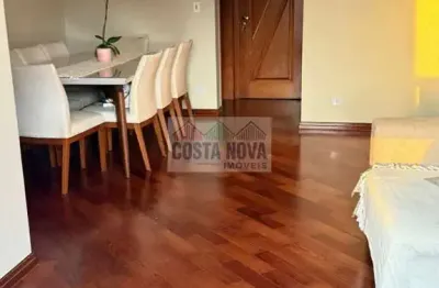Apartamento à venda com 98m², 3 quartos, 1 suíte com 1 vaga e semi mobiliado na região de santana