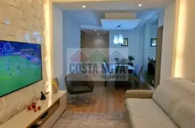 Oportunidade, apartamento à venda em santos. marapé, 2 quartos (1 suíte), 2 salas, 3 banheiros