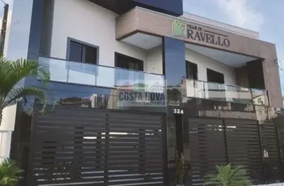 Casa de condomínio com 2 suítes, 3 banheiros, 1 vaga de garagem perto da praia do boqueirão