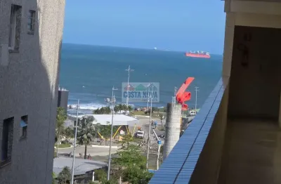 Apartamento frente para o mar com 2 quartos mais 1 de empregada , 1 vaga - josé menino - santos