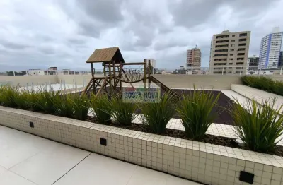 Apartamento 1 dormitório sendo 1 suíte, 1 vaga e Lazer no bairro Tupi em Praia Grande.