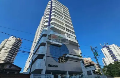 Apartamento com 2 dormitórios sendo 2 suítes, 2 vagas e Lazer no bairro Guilhermina em Praia Grande.