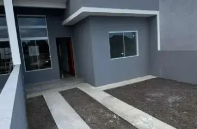 Ótima casa nova em nova tramandaí, com dois dormitórios, no bairro de moradores