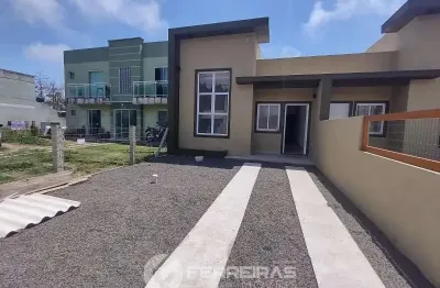 Venda de linda casa geminada 2 dormitórios sendo 1 suíte em nova tramandaí.