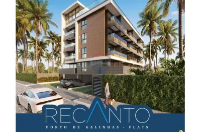 Flat com 1 quarto à venda na Carvalho,qd2 Merepe Ii, Porto de Galinhas, Ipojuca