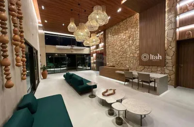 Vida luxuosa: apart hotel à venda em muro alto itah