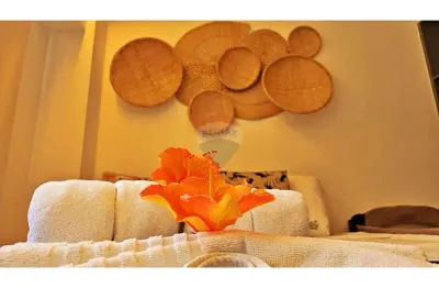 Makia beach experience - flat mobiliado e decorado em muro alto