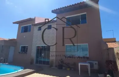 Casa nascente no recanto de abrantes, com 5/4 sendo 3 suítes!
