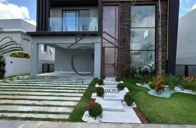 Casa em condomínio fechado com 4 quartos à venda na Rua Arembepe, Alphaville (Abrantes), Camaçari
