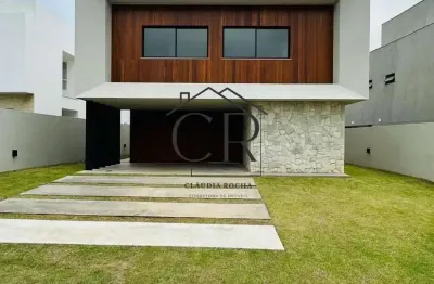 Casa em condomínio fechado com 4 quartos à venda na Rua Abrolhos, Alphaville (Abrantes), Camaçari