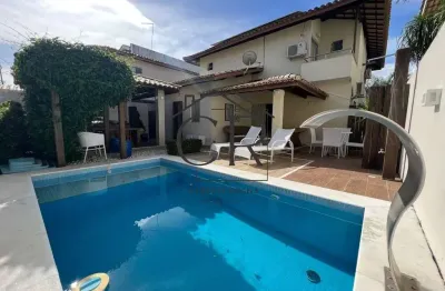 Casa em condomínio fechado com 4 quartos à venda na avenida luiz tarquínio pontes, centro, lauro de freitas por r$ 1.300.000