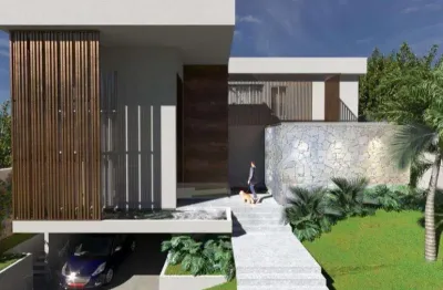 Fantástica, super moderna, casa em final de construção no alphavile litoral norte 1!