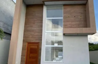 Casa em condomínio fechado com 4 quartos à venda na 1ª travessa barro vermelho, abrantes, camaçari por r$ 980.000