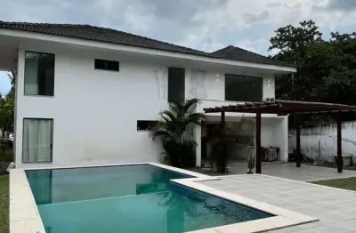 Casa em condomínio fechado com 4 quartos à venda na 1ª travessa busca vida, abrantes, camaçari por r$ 1.600.000