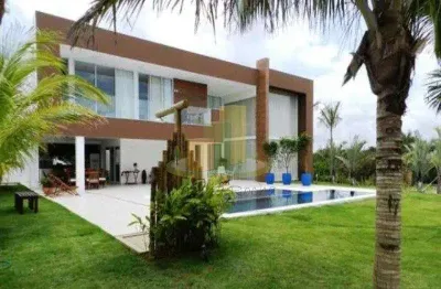 Casa em condomínio fechado com 5 quartos à venda na Praia de Busca Vida, Camaçari 