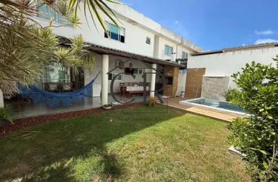 Casa em condomínio fechado com 4 quartos à venda na rua francisco das mercês, buraquinho, lauro de freitas por r$ 1.200.000