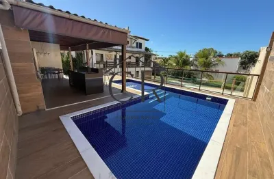 Impecável! casa em alameda com portaria 24h, no coração de vilas do atlântico!
