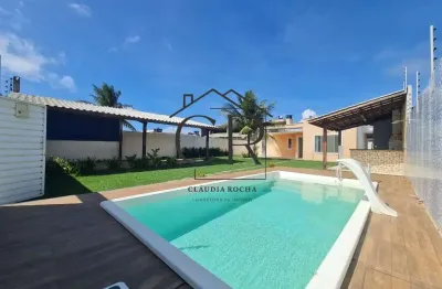 Casa em condomínio fechado com 3 quartos à venda na rodovia ba-099 - estrada do côco, arembepe (abrantes), camaçari por r$ 595.000