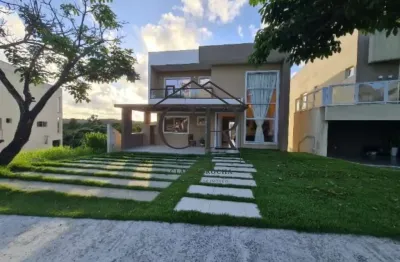 Casa em condomínio fechado com 4 quartos à venda na Rua Caraíva, Alphaville (Abrantes), Camaçari