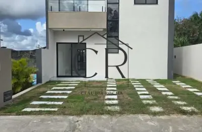 Venha conhecer essa incrível casa no condomínio vila florença, em catu de abrantes, camaçari!