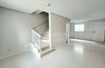 Sobrado geminado de 2 quartos para locação, no iririú, por r$2.300,00 + taxas