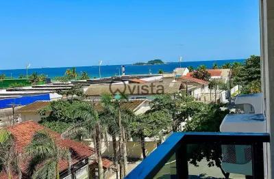 Apartamento vista mar 3 quartos sendo 2 suítes à venda, enseada, guarujá, sp